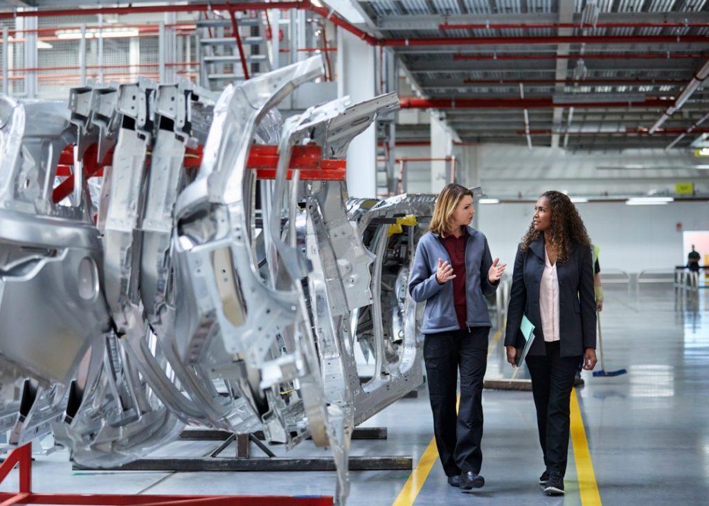 Two women in the automotive industry