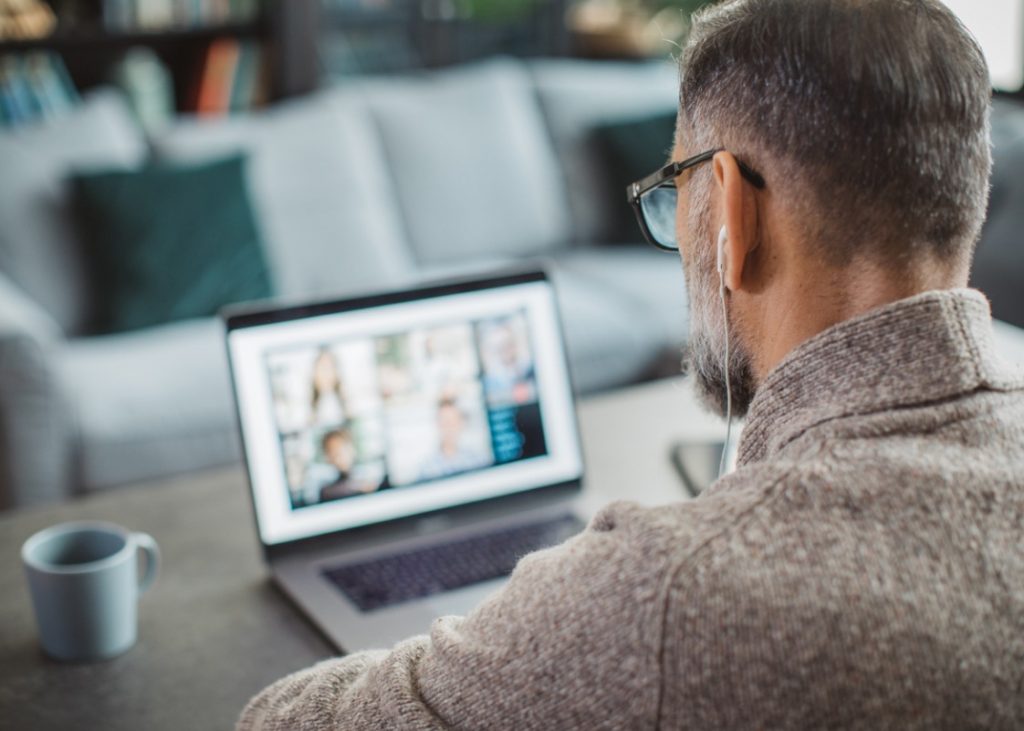 Man attending the FOCAL webinar