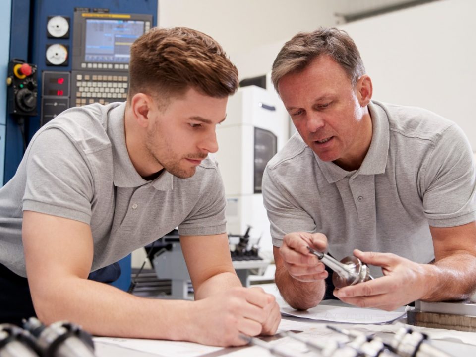 Apprentice working